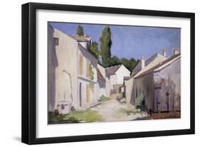 Un Chemin a Yerres, c.1879-Gustave Caillebotte-Framed Premium Giclee Print