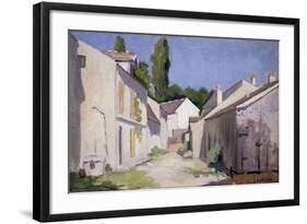 Un Chemin a Yerres, c.1879-Gustave Caillebotte-Framed Giclee Print