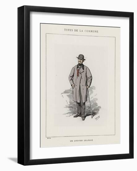 Un Citoyen Delegue-Charles Albert d'Arnoux Bertall-Framed Giclee Print