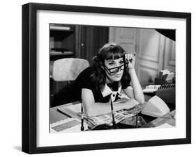 Un clair by lune a Maubeuge (Moonlight in Maubeuge) by JeanCherasse with Bernadette Lafont, 1962 (b-null-Framed Photo