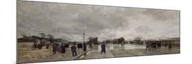 Un coin de Bercy pendant l'inondation-Luigi Loir-Mounted Premium Giclee Print