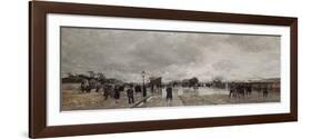 Un coin de Bercy pendant l'inondation-Luigi Loir-Framed Giclee Print