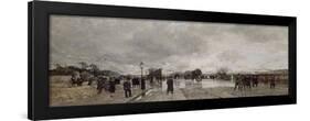 Un coin de Bercy pendant l'inondation-Luigi Loir-Framed Giclee Print