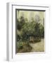Un coin de jardin à L'Hermitage (le jardin des Mathurins)-Camille Pissarro-Framed Giclee Print