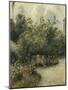 Un coin de jardin à L'Hermitage (le jardin des Mathurins)-Camille Pissarro-Mounted Giclee Print