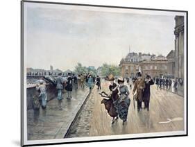 Un Coup De Vent, C.1889-Jean Béraud-Mounted Giclee Print