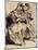 Un couple d'amoureux assis-Eugene Delacroix-Mounted Giclee Print