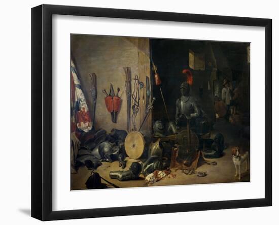 Un Cuerpo De Guardia-Abraham Teniers-Framed Giclee Print