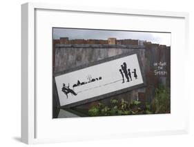 Un-F**k the System-Banksy-Framed Giclee Print