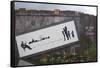 Un-F**k the System-Banksy-Framed Stretched Canvas