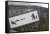 Un-F**k the System-Banksy-Framed Stretched Canvas