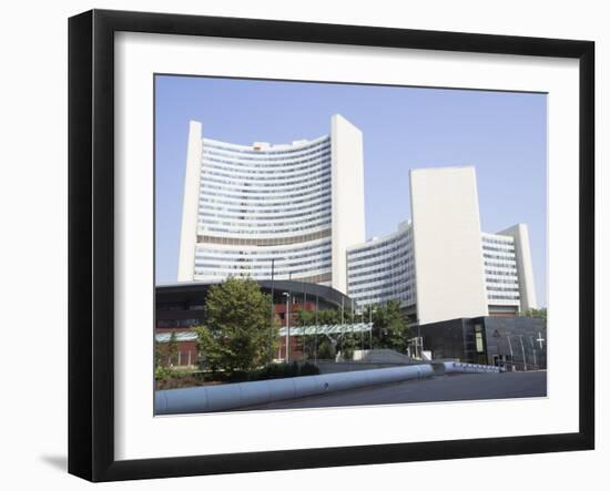 Un Headquarters, Vienna International Centre, Danube City, Vienna, Austria-Jean Brooks-Framed Photographic Print
