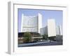 Un Headquarters, Vienna International Centre, Danube City, Vienna, Austria-Jean Brooks-Framed Photographic Print