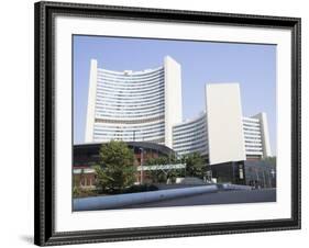 Un Headquarters, Vienna International Centre, Danube City, Vienna, Austria-Jean Brooks-Framed Photographic Print