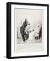 Un Homme Sensible (Caricaturana 43)-Honore Daumier-Framed Giclee Print