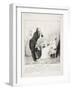 Un Homme Sensible (Caricaturana 43)-Honore Daumier-Framed Giclee Print