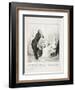 Un Homme Sensible (Caricaturana 43)-Honore Daumier-Framed Giclee Print