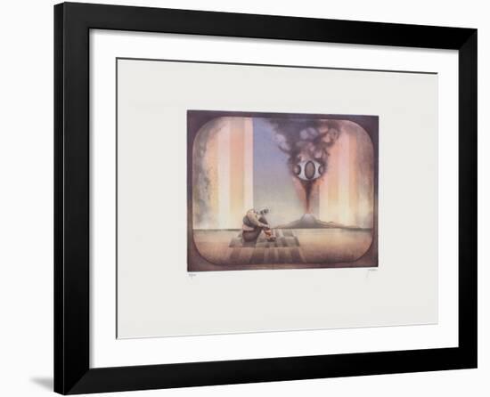 Un Jour-Moshe Malka-Framed Limited Edition