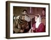 Un lion en hiver The lion in winter by AnthonyHarvey with Peter O'Toole and Katharine Hepburn, 1968-null-Framed Photo