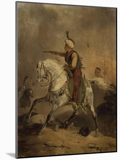 Un mameluck-Horace Vernet-Mounted Giclee Print