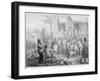 Un Marche D'Esclaves a Surinam, Engraved by Madou, 1839-Pierre J. Benoit-Framed Giclee Print