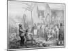 Un Marche D'Esclaves a Surinam, Engraved by Madou, 1839-Pierre J. Benoit-Mounted Giclee Print