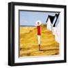 Un Matin au Chalet-David Jamin-Framed Art Print