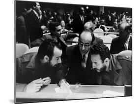 UN Meeting-Alfred Eisenstaedt-Mounted Photographic Print