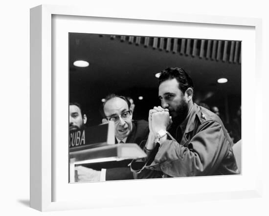 UN Meeting-Alfred Eisenstaedt-Framed Photographic Print