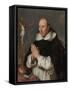 Un Moine En Priere, Portrait Presume De Saint Thomas D'aquin - A Monk Praying, Presumably Saint Tho-Peter Paul (school of) Rubens-Framed Stretched Canvas