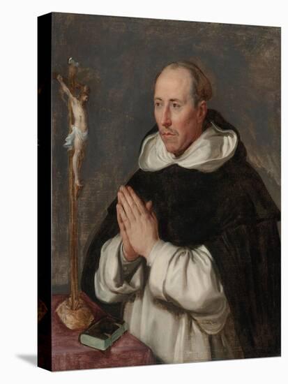 Un Moine En Priere, Portrait Presume De Saint Thomas D'aquin - A Monk Praying, Presumably Saint Tho-Peter Paul (school of) Rubens-Stretched Canvas