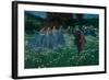 Un Monde - A World, by Lenz, Maximilian (1860-1948). Oil on Canvas, 1899. Dimension : 121,5X186 Cm.-Maximilian Lenz-Framed Giclee Print