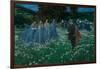 Un Monde - A World, by Lenz, Maximilian (1860-1948). Oil on Canvas, 1899. Dimension : 121,5X186 Cm.-Maximilian Lenz-Framed Giclee Print