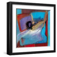 Un monde qui voyage-Huguette Lagacé-Framed Art Print