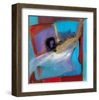 Un monde qui voyage-Huguette Lagacé-Framed Art Print