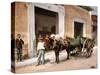 Un Mulo De La Habana, 1900-null-Stretched Canvas