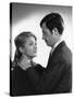 Un Nomme La Rocca by Jean Becker with Jean-Paul Belmondo and Christine Kaufmann, 1961 (b/w photo)-null-Stretched Canvas