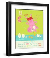 Un Petit Cochon-Isabelle Jacque-Framed Art Print