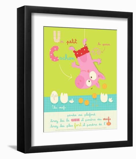 Un Petit Cochon-Isabelle Jacque-Framed Art Print