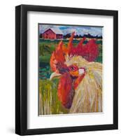 Un Petit Coq #2-40X34 2-null-Framed Art Print