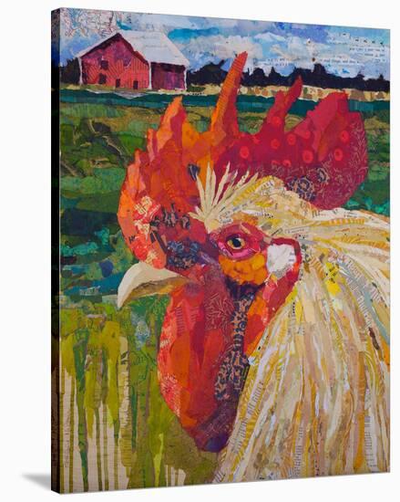 Un Petit Coq #2-40X34 2-null-Stretched Canvas