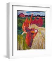 Un Petit Coq #2-null-Framed Art Print