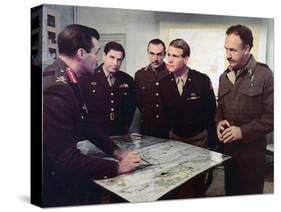 Un pont trop loin A bridge too far by RichardAttenborough with Dirk Bogarde, Sean Connery, Ryan O'N-null-Stretched Canvas