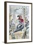 Un Quartier Embrouille," Caricature on the 20th Century, from "Le XXeme Siecle," circa 1890-Albert Robida-Framed Giclee Print