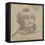 Un religieux-Leonardo da Vinci-Framed Stretched Canvas