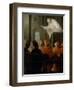 Un Religioso Mercedario Predicando a Cardenales Y Obispos-null-Framed Giclee Print