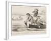 Un Rencontre En Pleine Eau-Honore Daumier-Framed Giclee Print