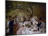 Un repas de noces à Yport, Seine-Maritime-Albert Fourié-Mounted Giclee Print