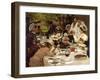 Un repas de noces à Yport (Seine-Maritime)-Albert Fourié-Framed Giclee Print