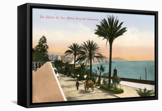 Un Saluto Da San Remo-null-Framed Stretched Canvas